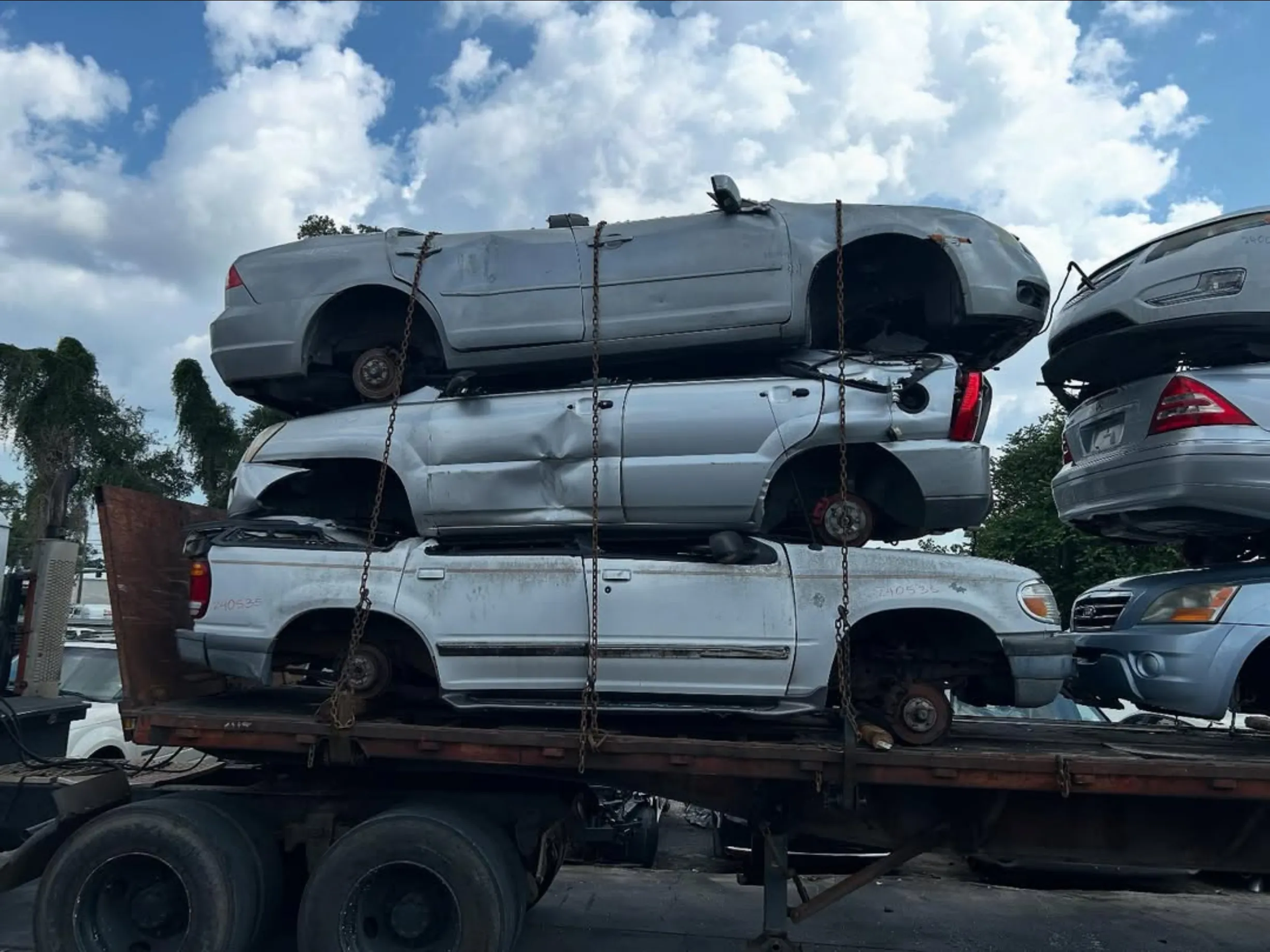 damaged vehicle